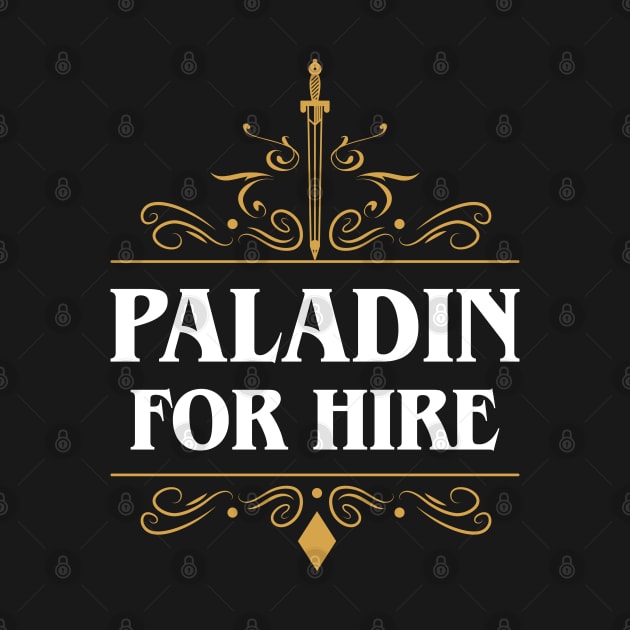 Paladin For Hire by pixeptional