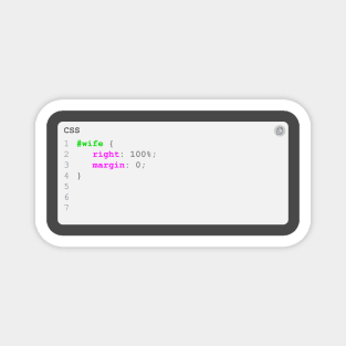 CSS Wife Magnet