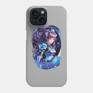 Andromeda Constellations: Celestial AI Anime Characters Phone Case