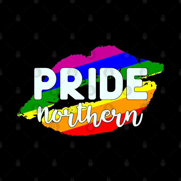 Pride Northern with Rainbow Kiss by tropicalteesshop