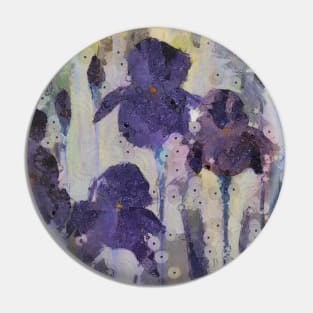 Bearded Irises Pin