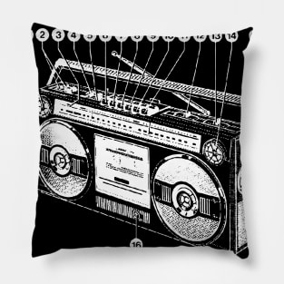 Boombox Pillow