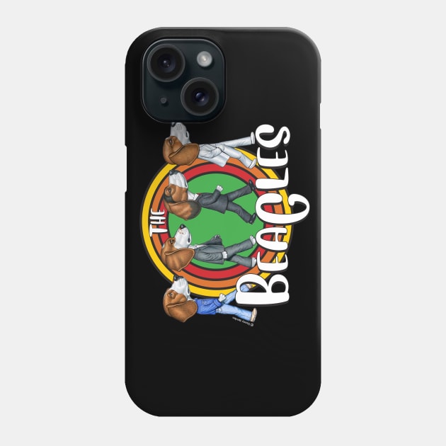 The Beagles TWO Phone Case by Danny Gordon Art