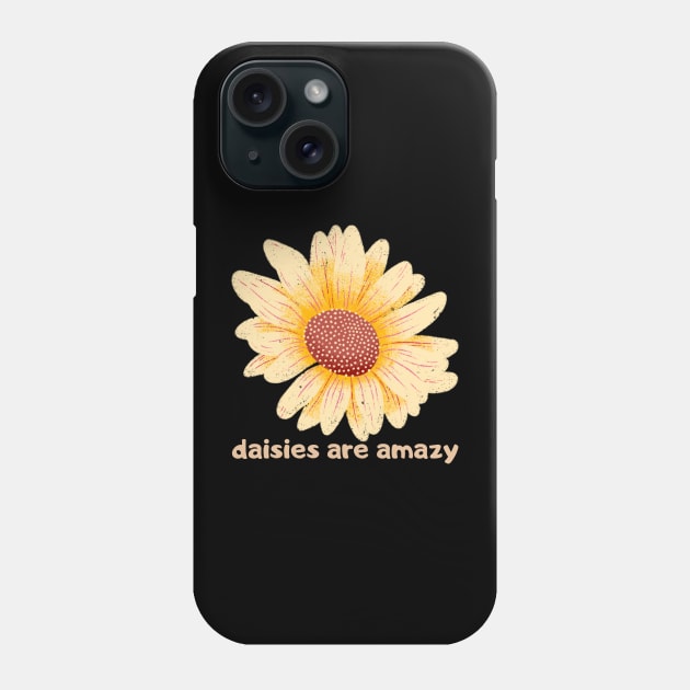 Daisies Minimalist Retro Flora Vintage Since Established Phone Case by Flowering Away