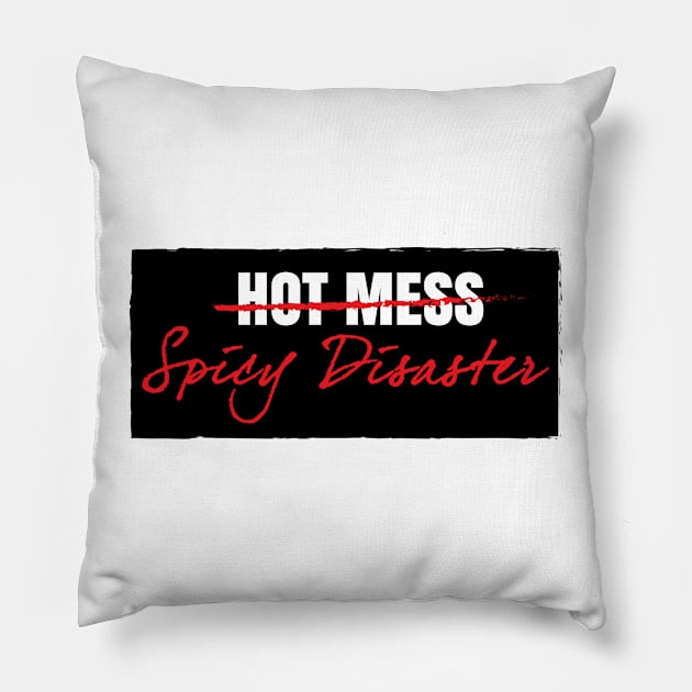 Spicy Disaster Pillow by Teamtsunami6