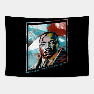 MLK-Abstract Expressionist Portraits Tapestry