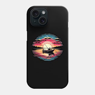 Fishing at Sunset Phone Case