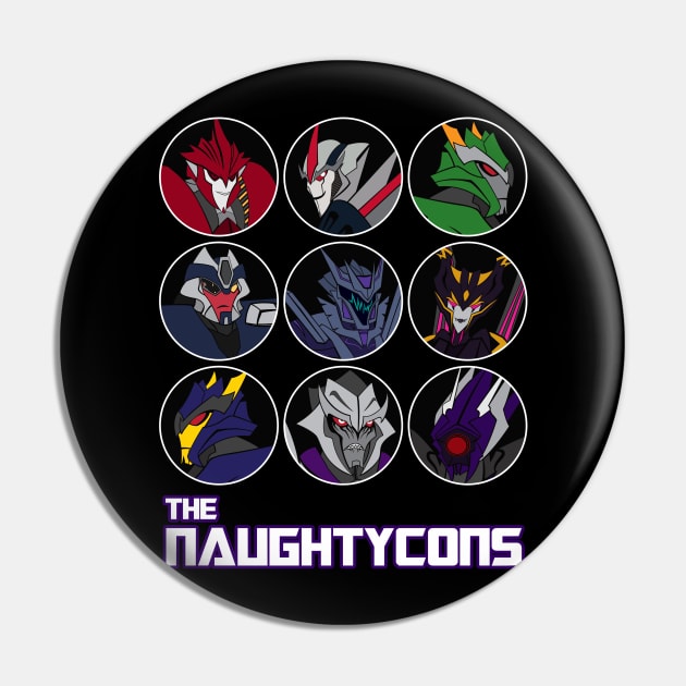 The Naughtycons Pin by Novanator