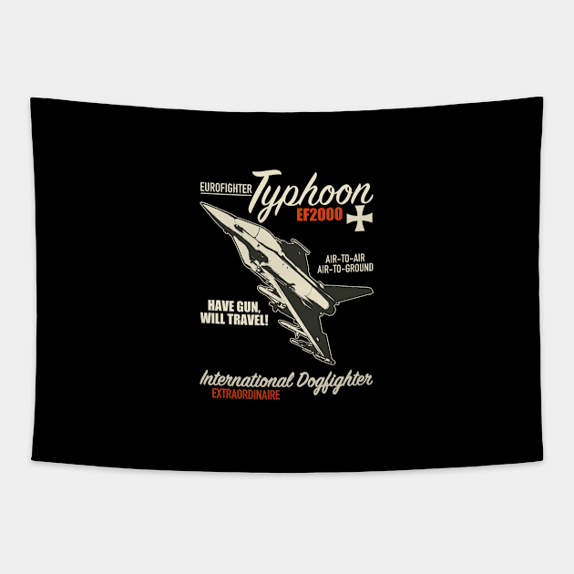 Luftwaffe Eurofighter Typhoon Tapestry by Tailgunnerstudios