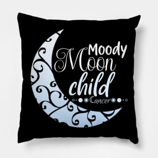 Moody moon Child - Cancer Pillow