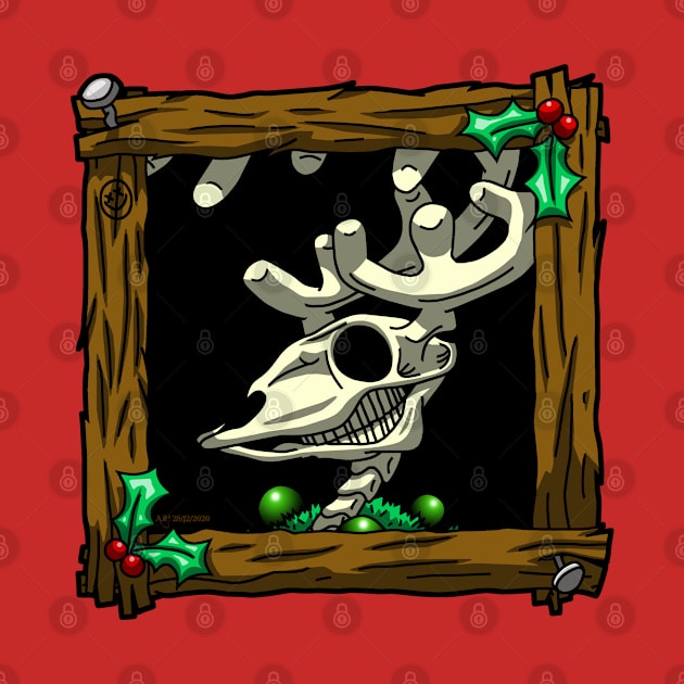 Framed Reindeer by AJH designs UK