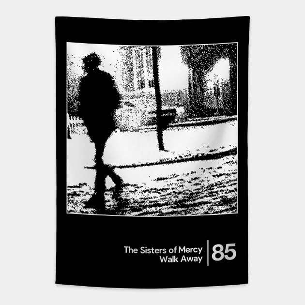 The Sisters Of Mercy / Minimalist Style Graphic Artwork Design Tapestry by saudade