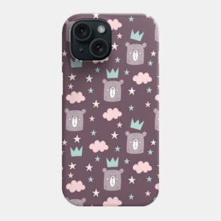 The Bear and The Crown Phone Case