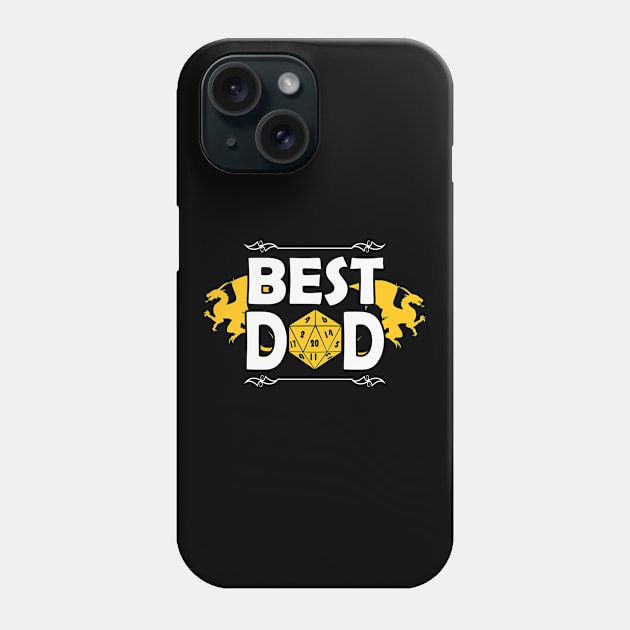 Best Dad RPG Gamer Phone Case by Foxxy Merch