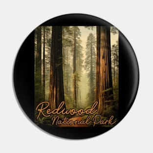 Redwood National Park Pin