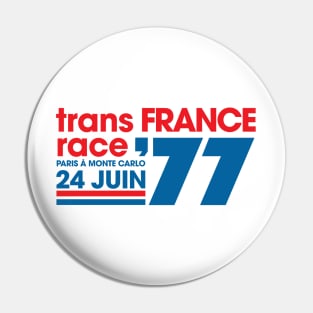 TransFrance Race Design Pin