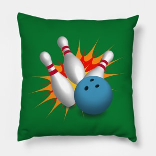 Retro Bowling Pillow