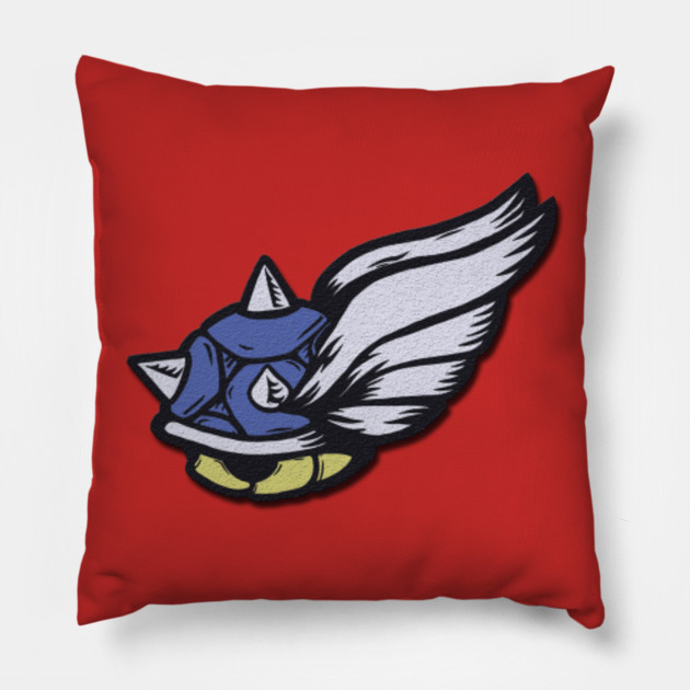 mario blue shell pillow