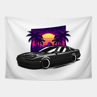 Black Supra MK3 Classic JDM Tapestry