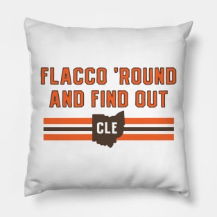 Flacco Round and find out Cleveland Browns Pillow