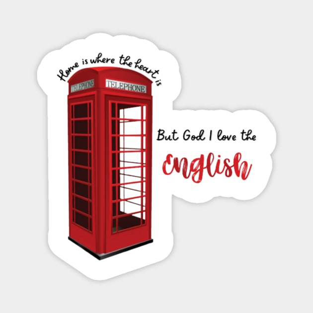 God I love the English Magnet by Crafted corner