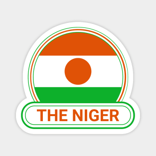 The Niger Country Badge - The Niger Flag Magnet