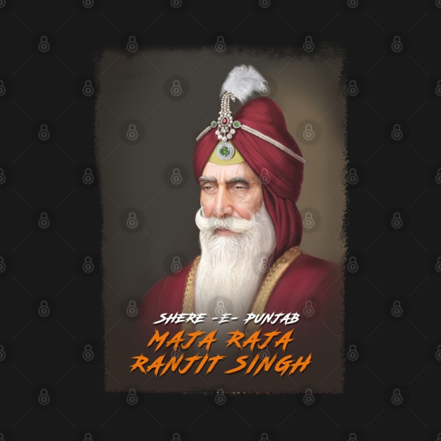 MahaRaja Ranjit Singh by George Emmanual Art