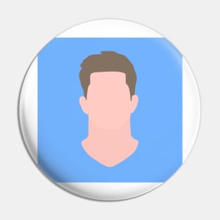 Kevin De Bruyne Minimalistic Face Art Pin