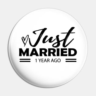 1st Wedding Anniversary - Just married 1 year ago Pin