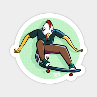 Skate Chicken Magnet