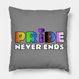 Pride never ends Pillow