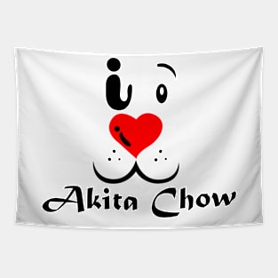 Akita Chow Dog Apparels Tapestry