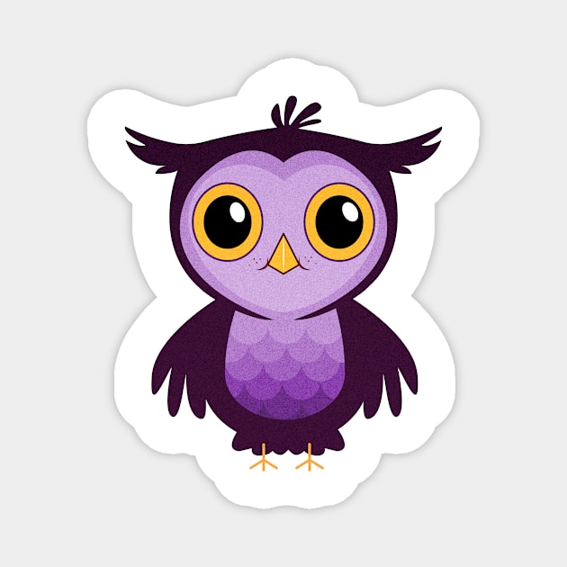 Little Owl - Kids shirt Magnet by RudeOne