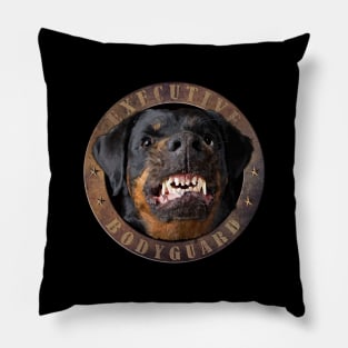 Executive bodyguard Angry rottweiler Pillow