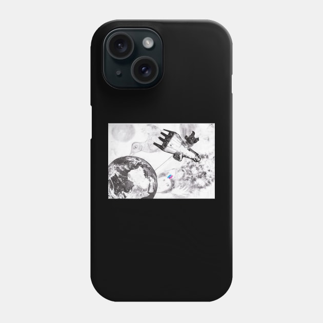 Laika in the Sky Phone Case by Beauty will save the world