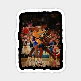 Byron Scott vs Gary Payton Vintage Magnet