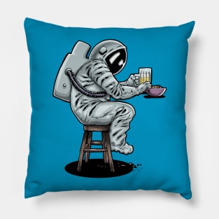 Beer Nuts Astronaut - color Pillow