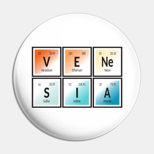 Venesia City | Periodic Table Pin