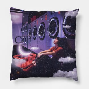 Cloudy Laundry Escape Pillow