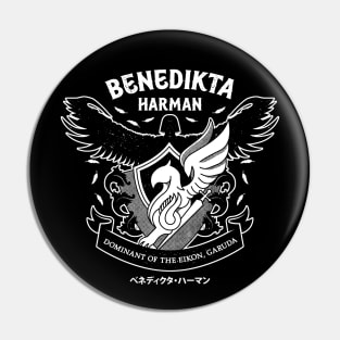 Benedikta Harman Crest Pin