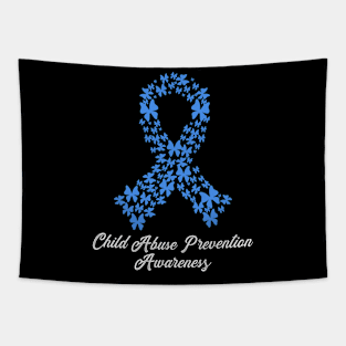 Child Abuse Prevention Awareness Month Blue Ribbon gift idea Tapestry