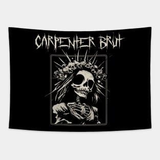 brut bride skeleton Tapestry