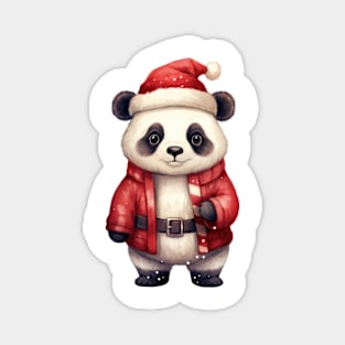 Santa Panda Magnet