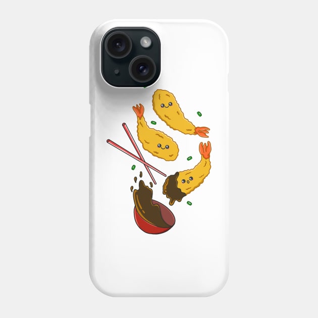 Kawaii Tempura Phone Case by Kimprut