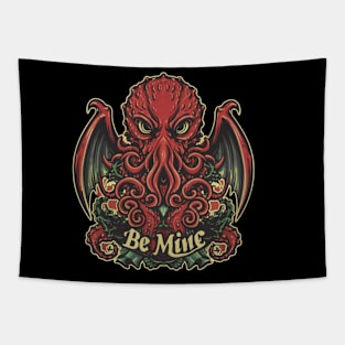 Cthulhu Be Mine Tapestry