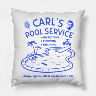 Caddyshack Carl's Pool Service Pillow