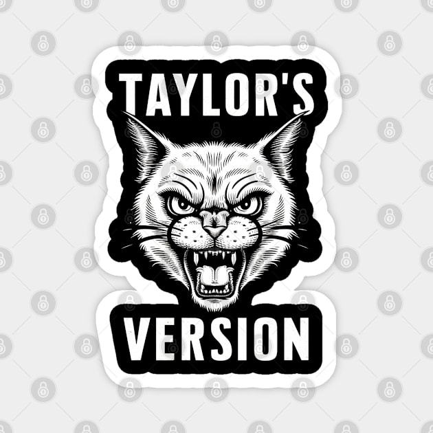 death metal taylors cat version Magnet by Aldrvnd