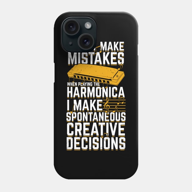 Funny Harmonica Player Gift Phone Case by Dolde08