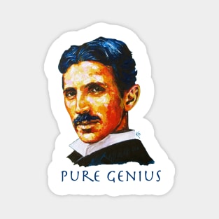 Nikola Tesla Tribute Magnet