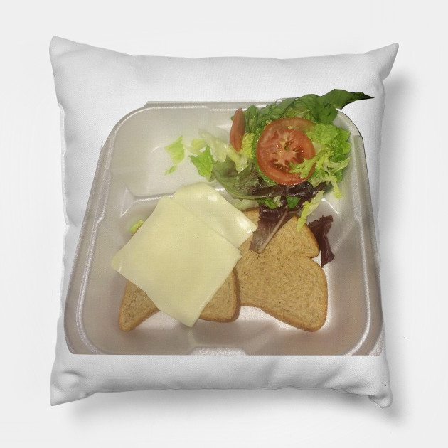 Fyre Festival Cheese Sandwich Meme Sticker - Sandwich - Pillow | TeePublic